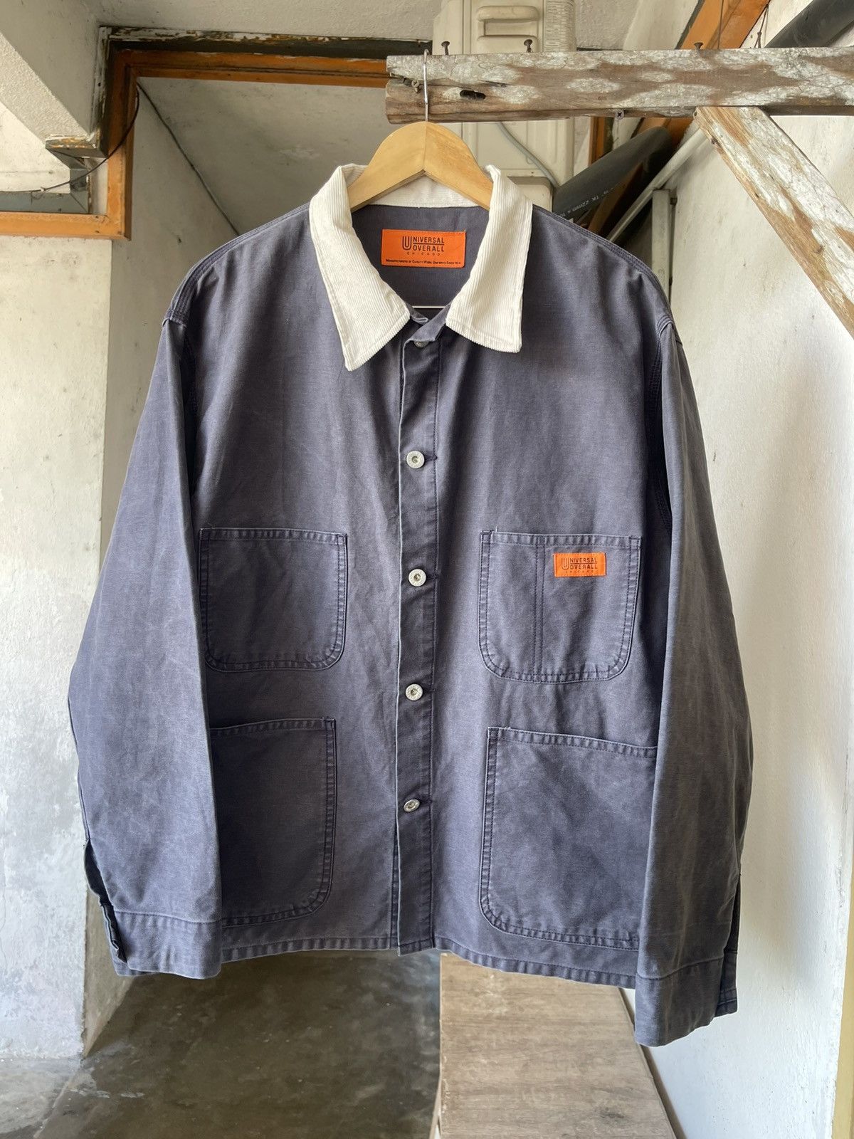 Universal Overall Chicago Vintage Universal Overall Chicago Chore Button Work Jacket Size US M / EU 48-50 / 2 - 1 Thumbnail