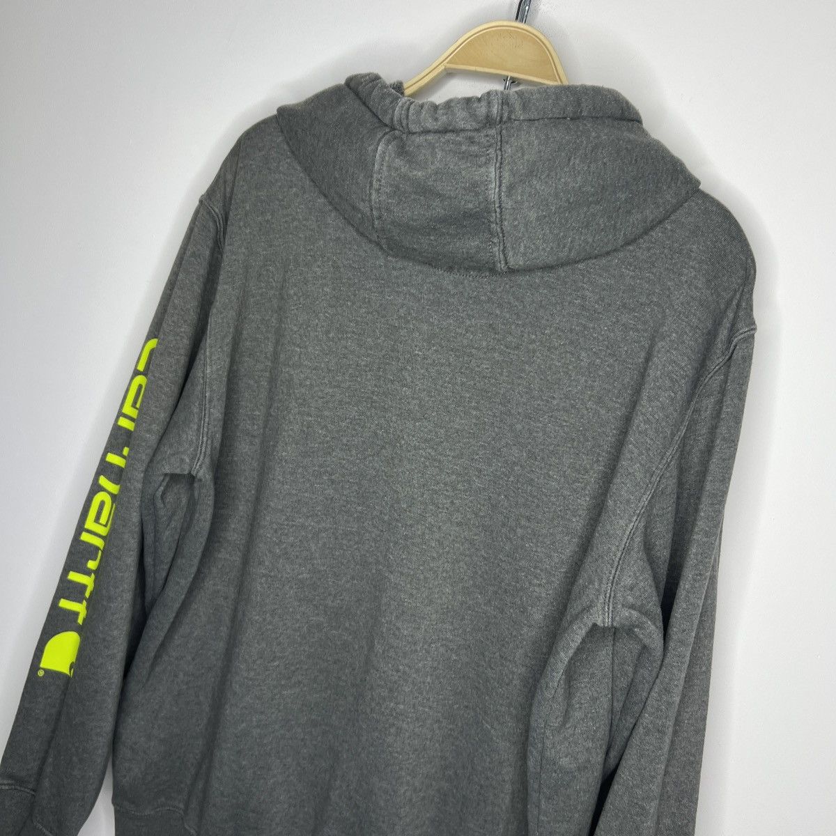 Carhartt × Carhartt Wip Carhartt WiP Hoodie Sweatshirt Hooded Grey Logo Y2K Size US L / EU 52-54 / 3 - 8 Thumbnail