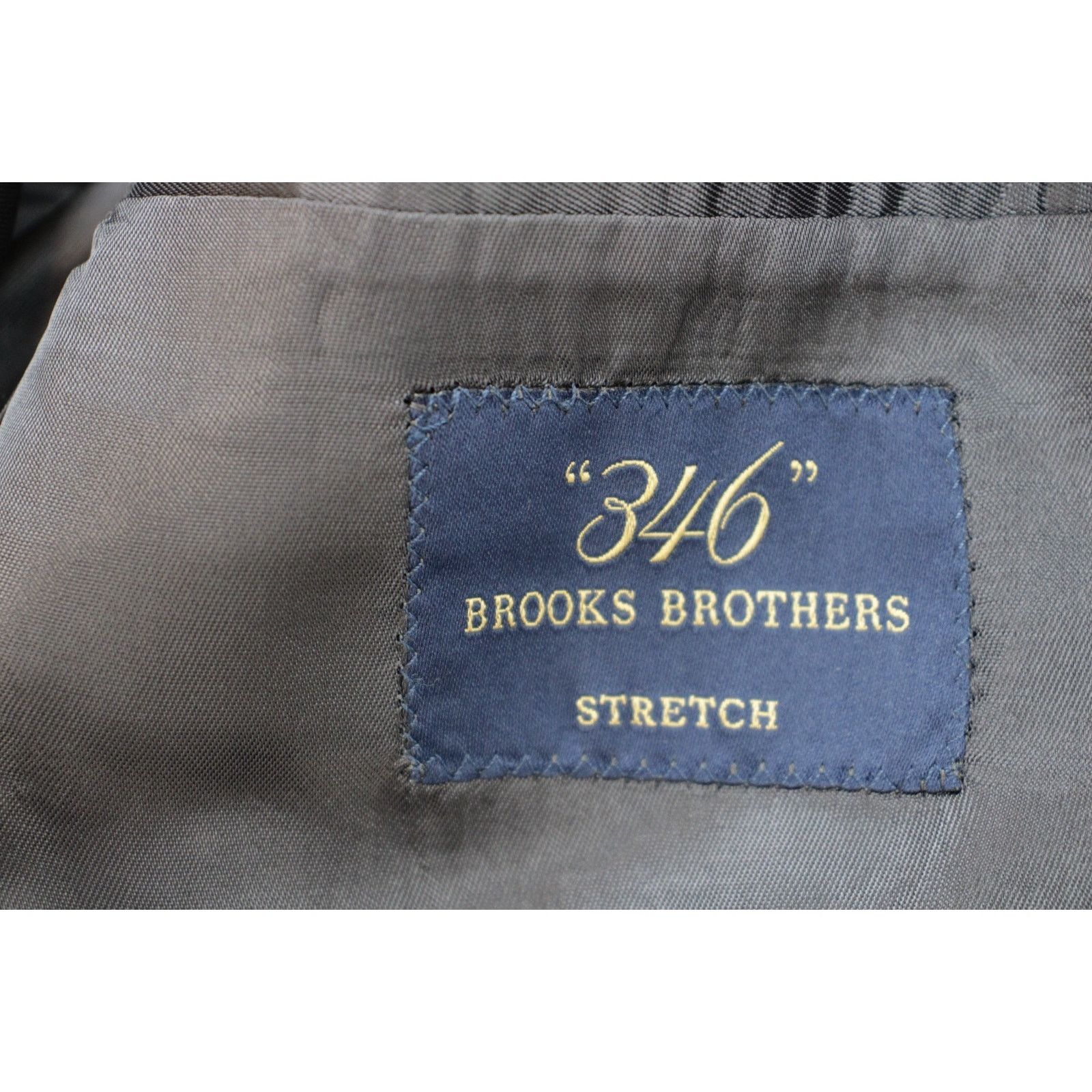 Brooks Brothers Brooks Brothers Suit Men 41R Gray 346 Pinstripe Wool Blend Size 40R - 6 Thumbnail