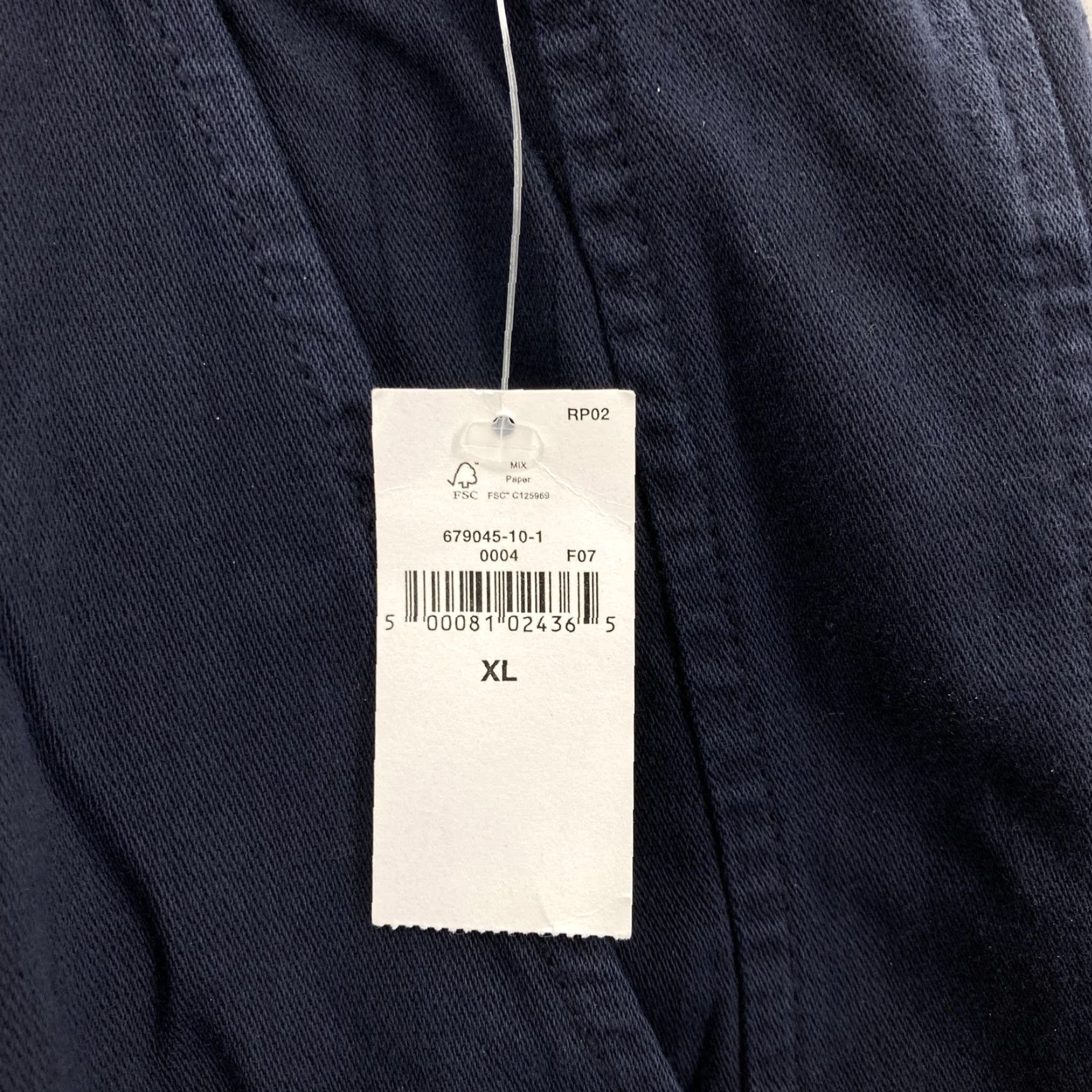 Gap GAP Pants Mens XL Blue Tapestry Navy Rib Pull On Joggers Garment Dyed Casual NWT Size US 36 / EU 52 - 4 Thumbnail