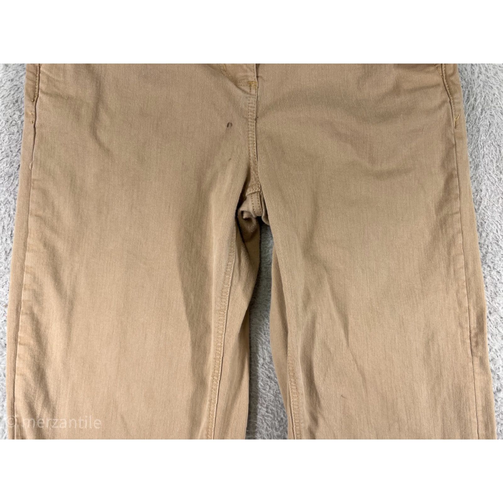 Vintage Alex Marie Womens Jeans Beige Denim Wide-Leg 8 Crop Y2K Style Pockets 5-Pocket Rise High Casual Shirt? Size 30" / US 8 / IT 44 - 5 Thumbnail