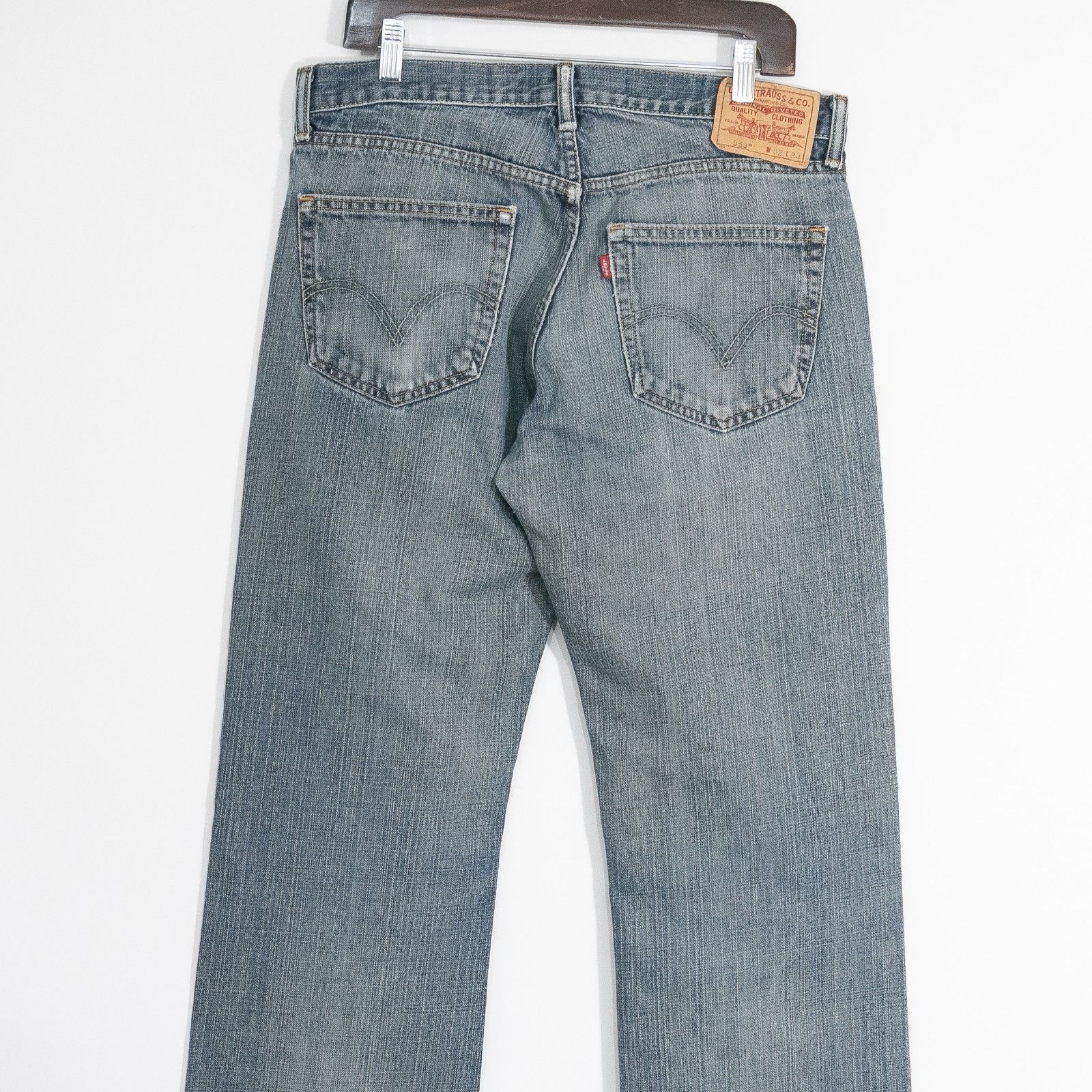 Levi's Vintage Y2K Levis 559 Jeans 32x31 Relaxed Loose Fit Straight Size US 32 / EU 48 - 8 Thumbnail