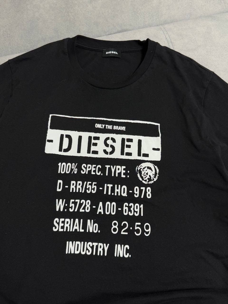 Diesel Vintage Diesel Industry Y2K Big Logo Black T-Shirt Size M Size US M / EU 48-50 / 2 - 6 Thumbnail