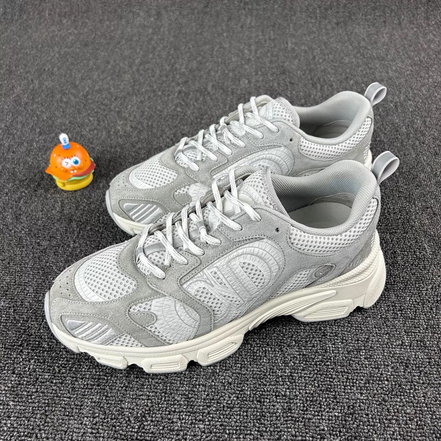 Dior Dior Chrono Gray White Embroidered Sneakers Size 41 Size US 8 / EU 41 - 1 Thumbnail