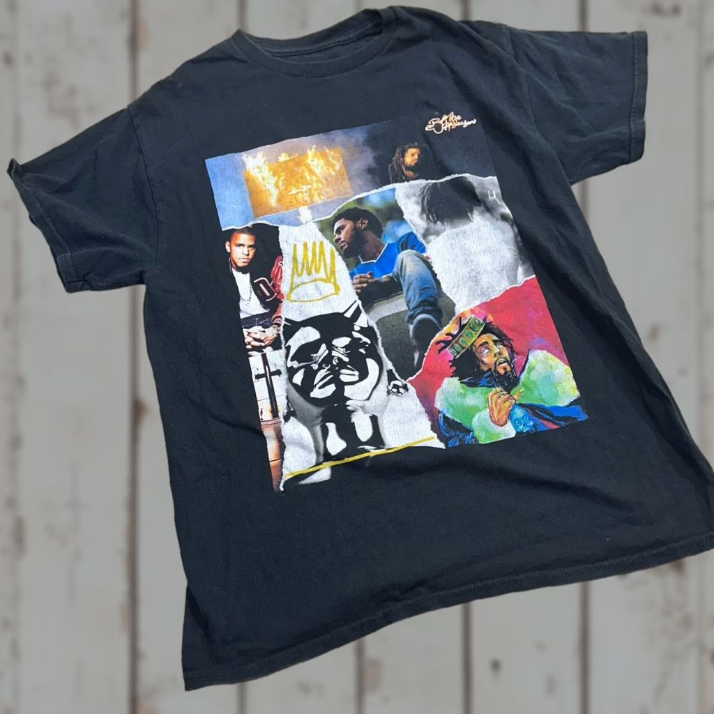 Gildan VINTAGE J.Cole The Off Season Festival Tour Tee Mens Medium Street Hip Hop Producer Shirt Size US M / EU 48-50 / 2 - 1 Thumbnail