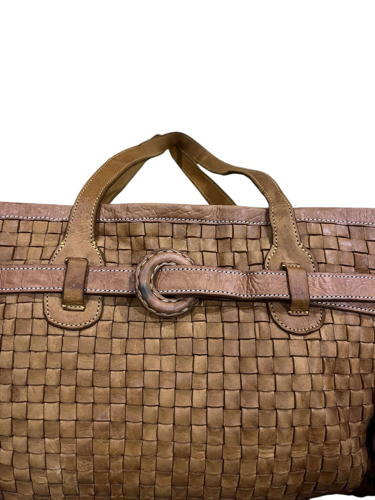 Genuine Leather Vintage ROBITA LEATHER TOTE BAG Size ONE SIZE - 9 Thumbnail