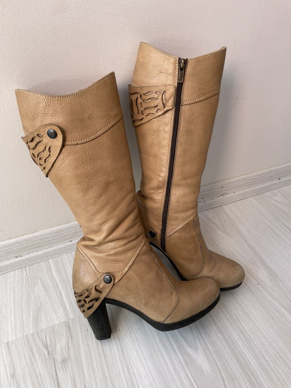 Vintage Vintage leather boots Size US 6 / IT 36 - 12 Thumbnail