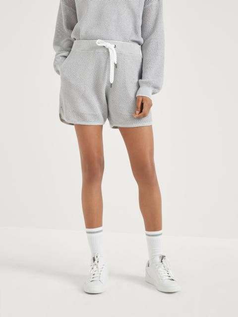 Brunello Cucinelli o1la1rc1a0425 Bermuda Short in Silver Size 30" / US 8 / IT 44 - 2 Thumbnail