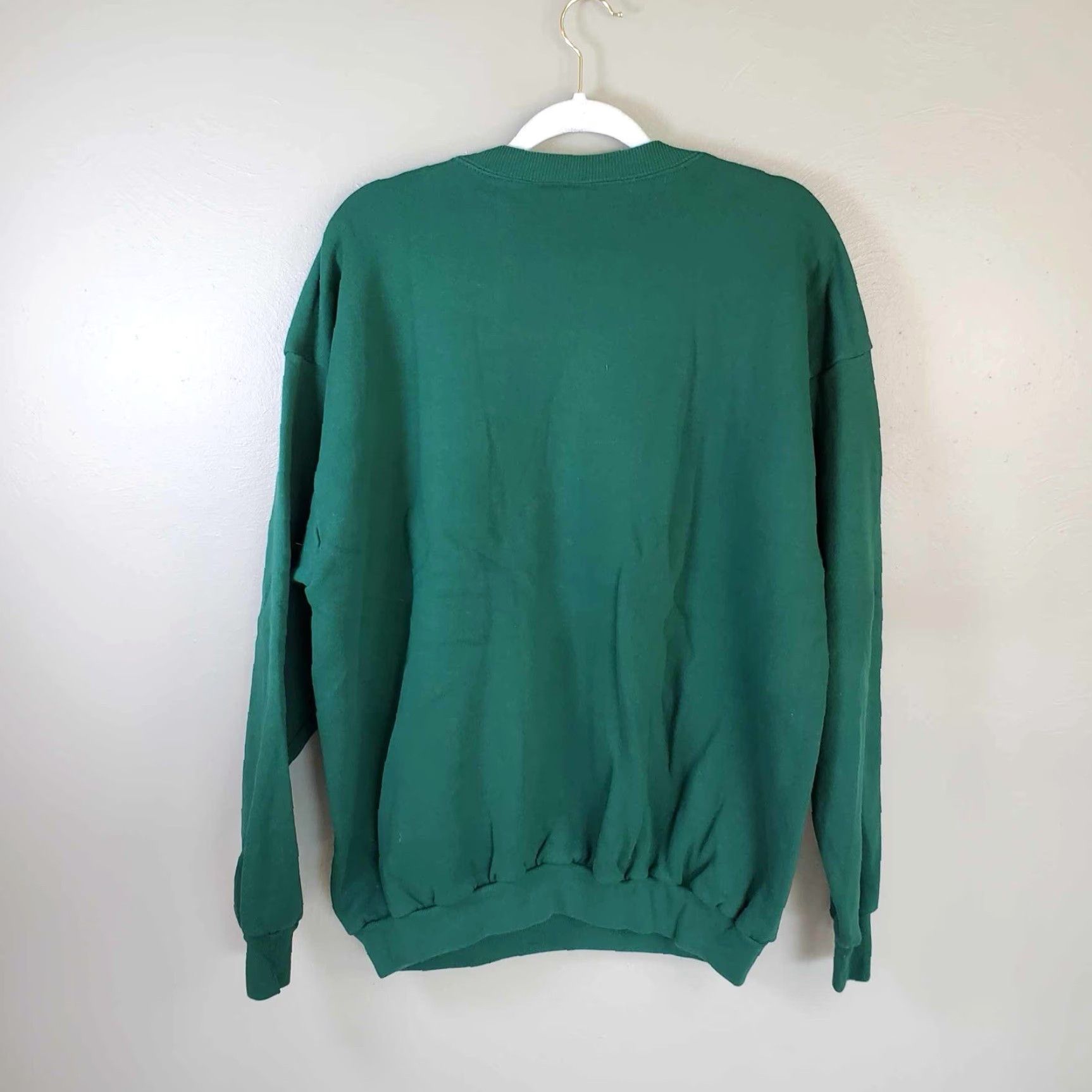 Lee VINTAGE Lee Heavyweights Crewneck Sweater XL Green USA Made 1990s Grunge Crewneck Mens/Unisex Size US XL / EU 56 / 4 - 6 Thumbnail