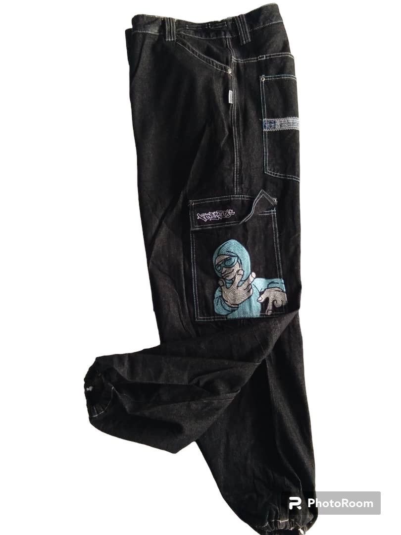 Ed Hardy × Jean Funky Jack Skateboard Baggy Jeans Size US 40 / EU 56 - 3 Thumbnail