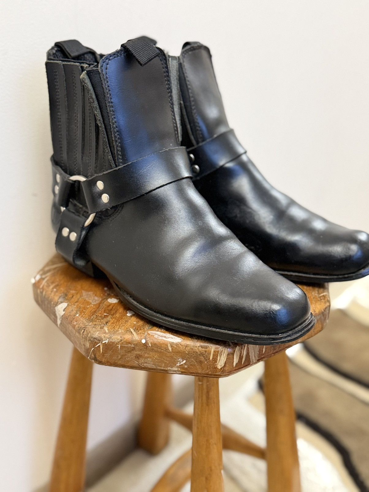 Other Studded gothic avant garde boots hedi slimane style y2k Size US 10 / EU 43 - 5 Thumbnail