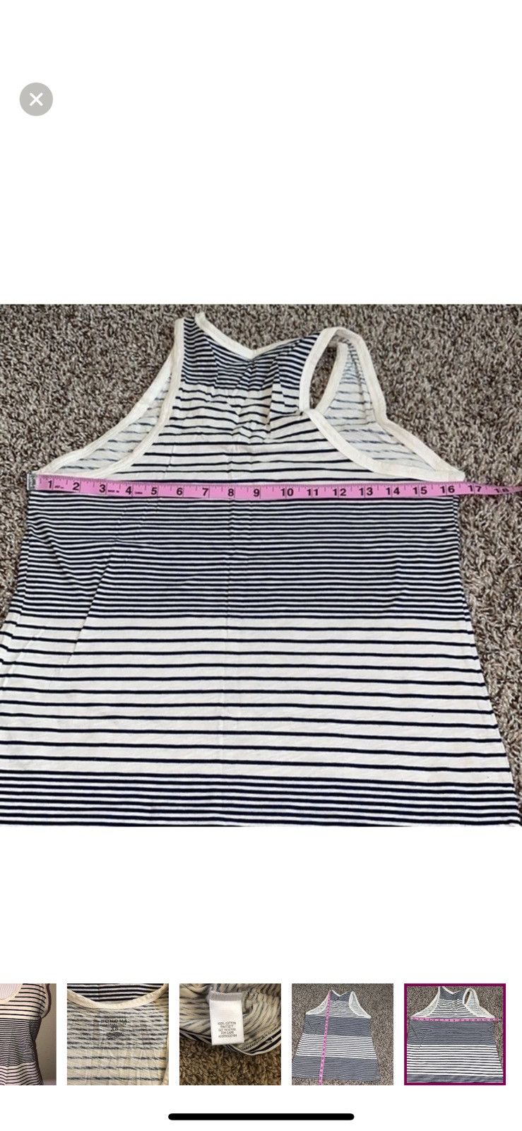 Sonoma Sonoma XS striped tank top Size XS / US 0-2 / IT 36-38 - 6 Thumbnail