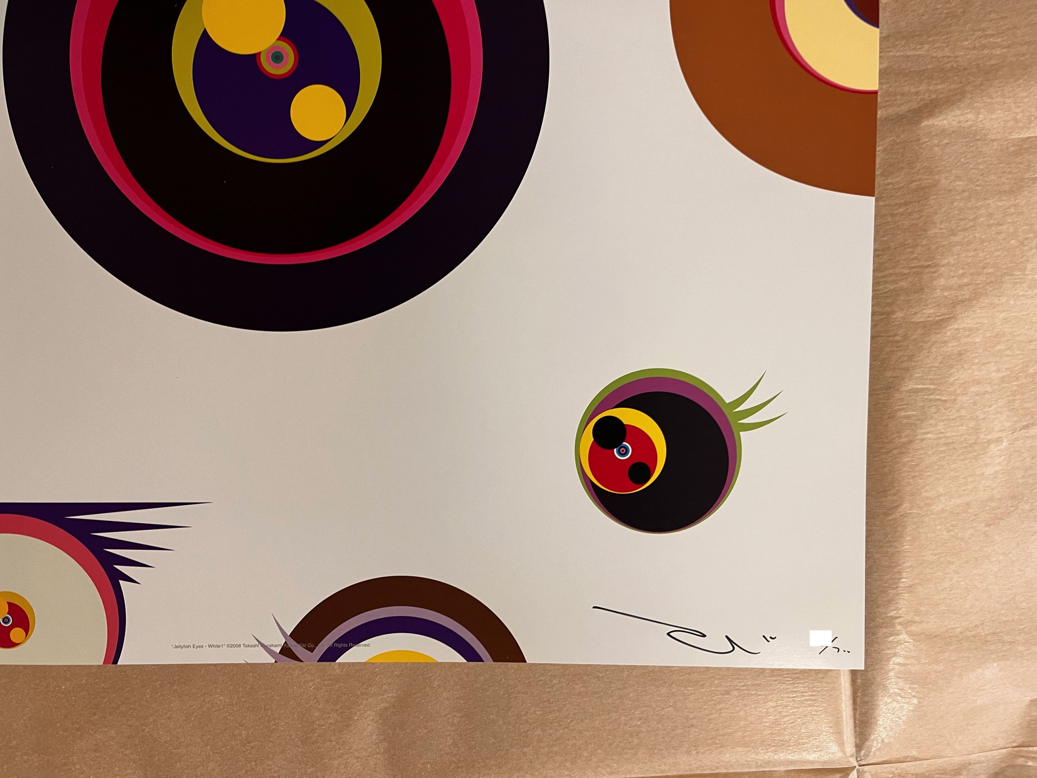 Japanese Brand Takashi Murakami Jellyfish Eyes White 1 Size ONE SIZE - 5 Thumbnail