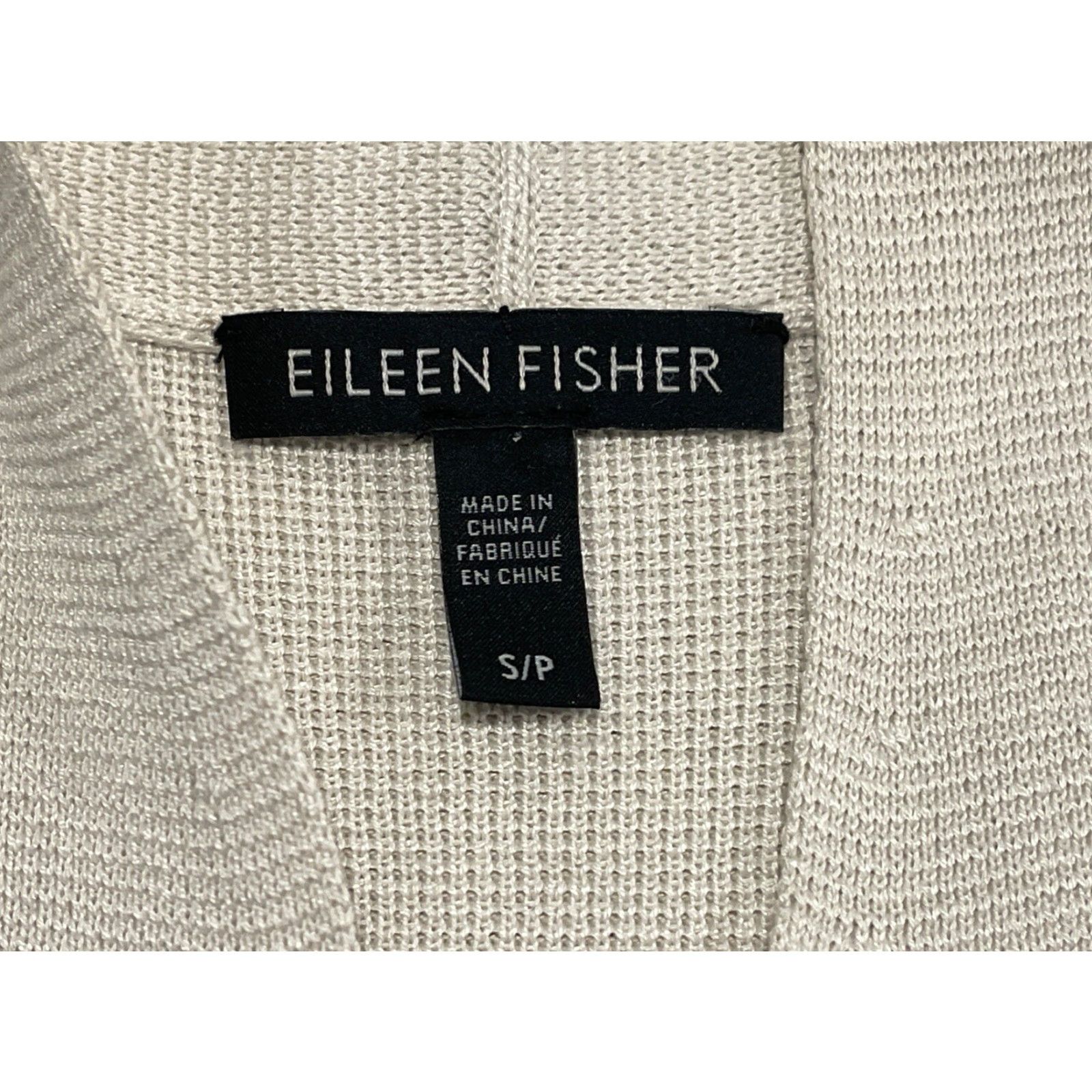 Eileen Fisher Eileen Fisher Silk Blend Long Lapel Vest Women PS Petite Cream Kimono VEST Size S / US 4 / IT 40 - 5 Thumbnail