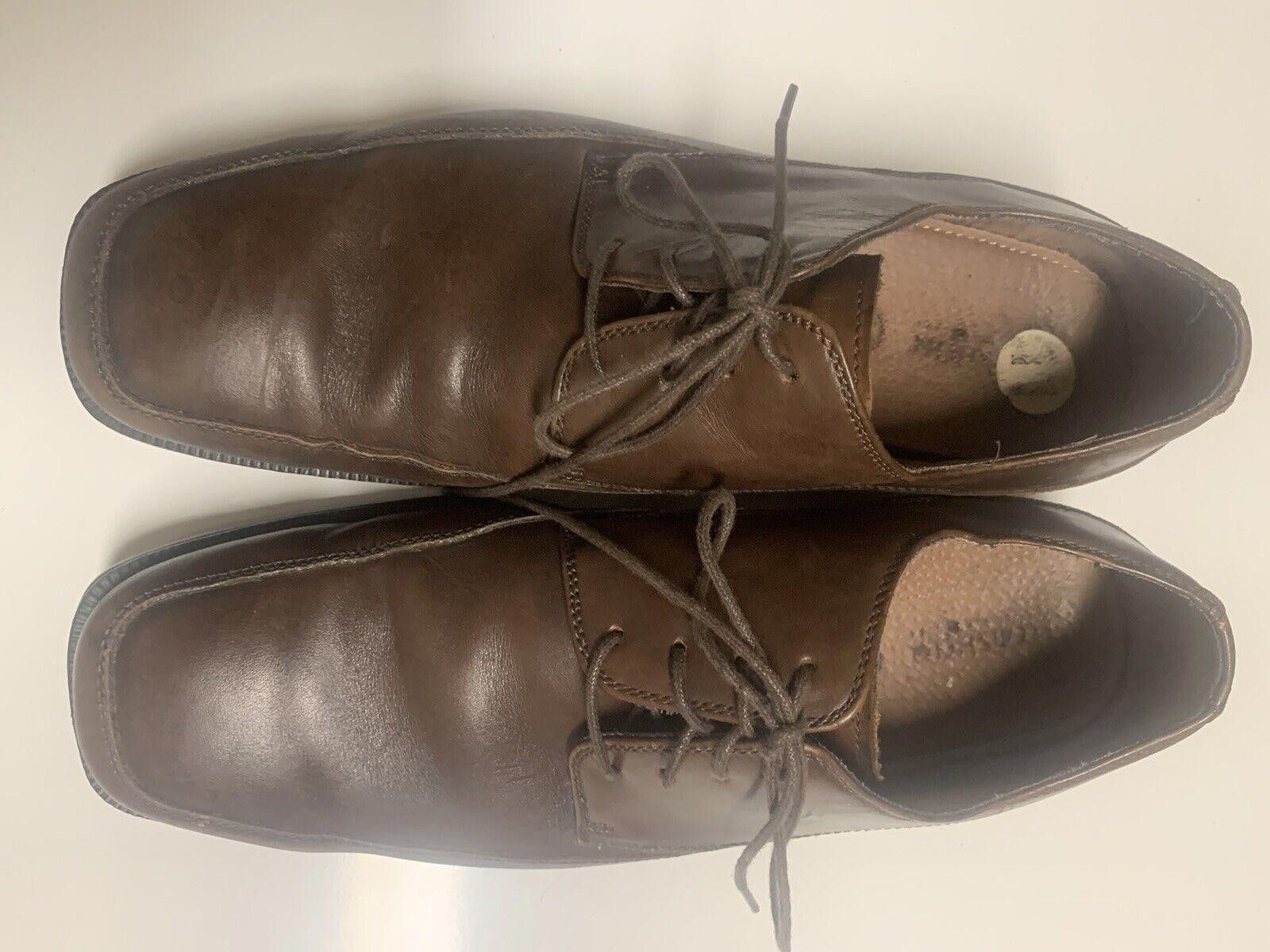 Florsheim Florsheim Men's 1 1 D Brown Dress Shoes Leather Moc Size US 11 / EU 44 - 4 Thumbnail