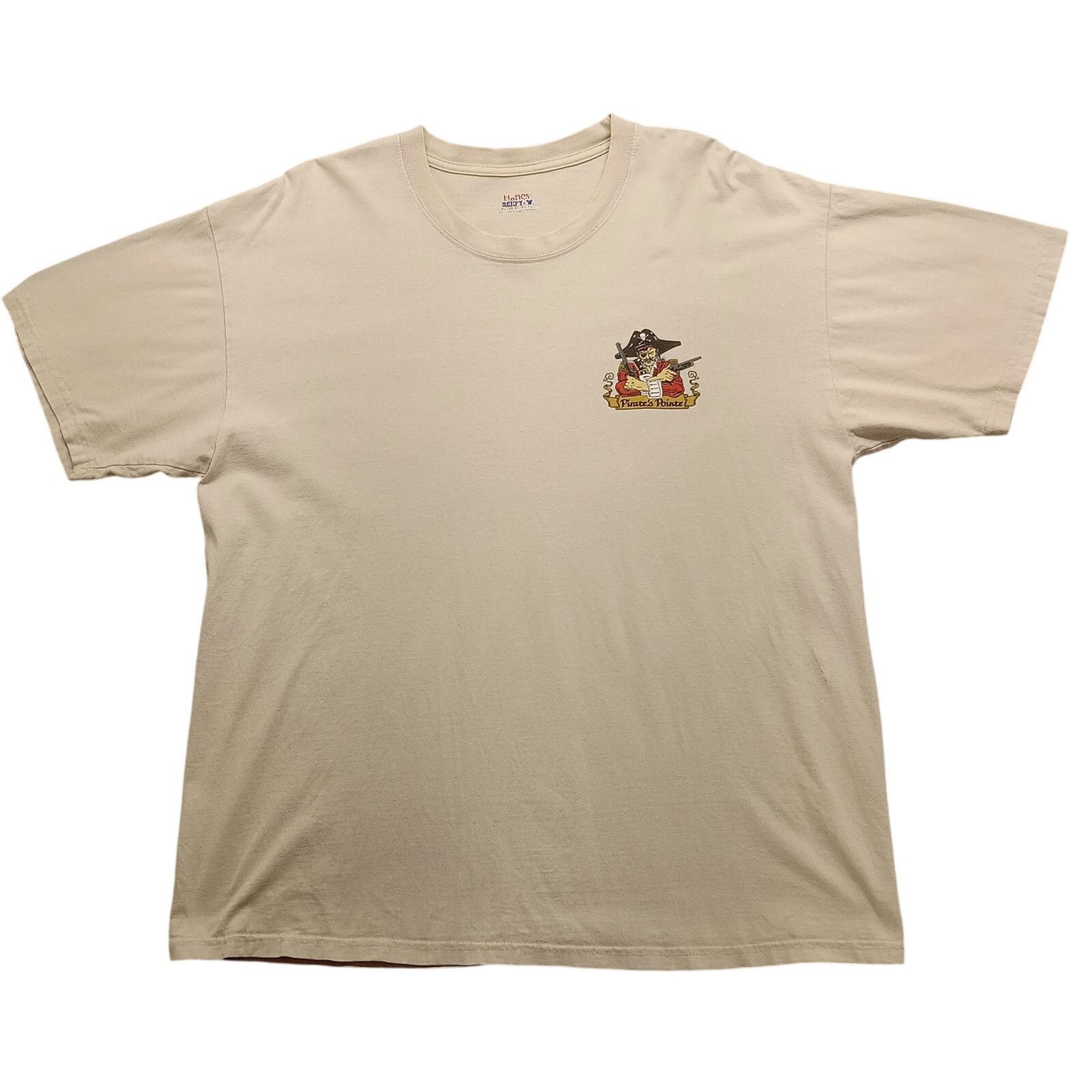 Hanes Pirate's Pointe T-Shirt XL Vacation Cottages Hanes Beefy-T Size US XL / EU 56 / 4 - 3 Thumbnail