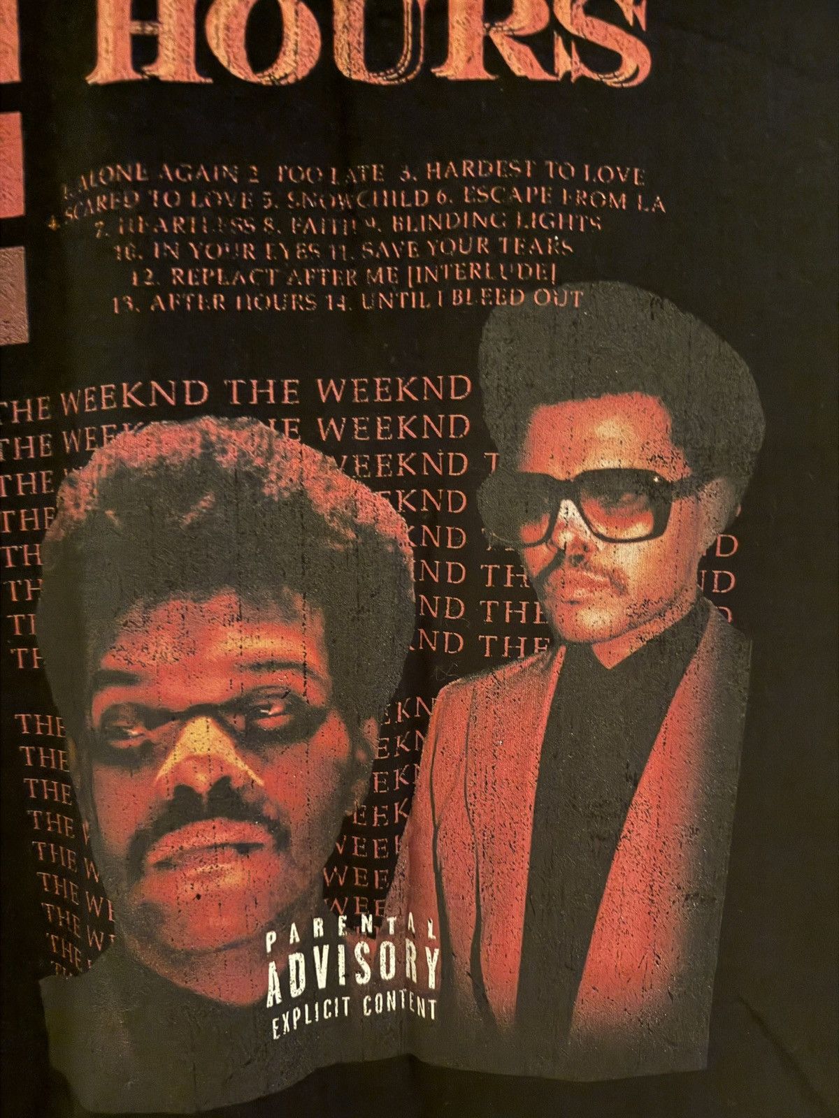 The Weeknd The Weeknd After Hours Tour Merch Size US M / EU 48-50 / 2 - 4 Thumbnail