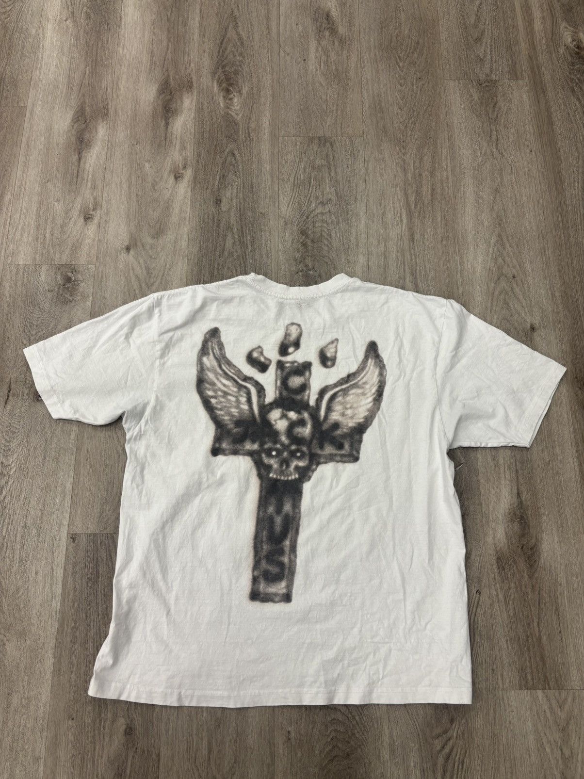 Travis Scott Travis Scott Cactus Jack Graphic Tee – White Size US XL / EU 56 / 4 - 2 Thumbnail