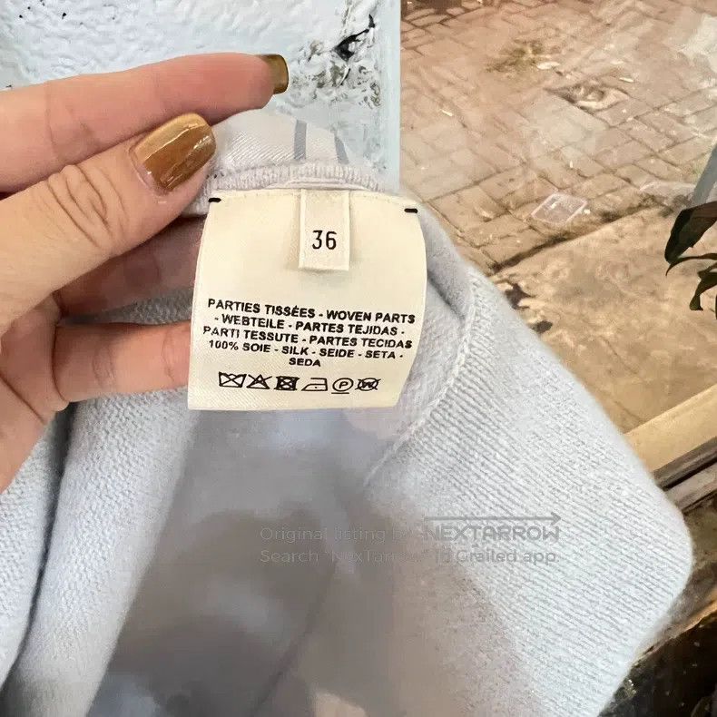 Hermes Hermes Wool and Silk Blend Dress, Classic Gray Color, Ches Size XS / US 0-2 / IT 36-38 - 5 Thumbnail