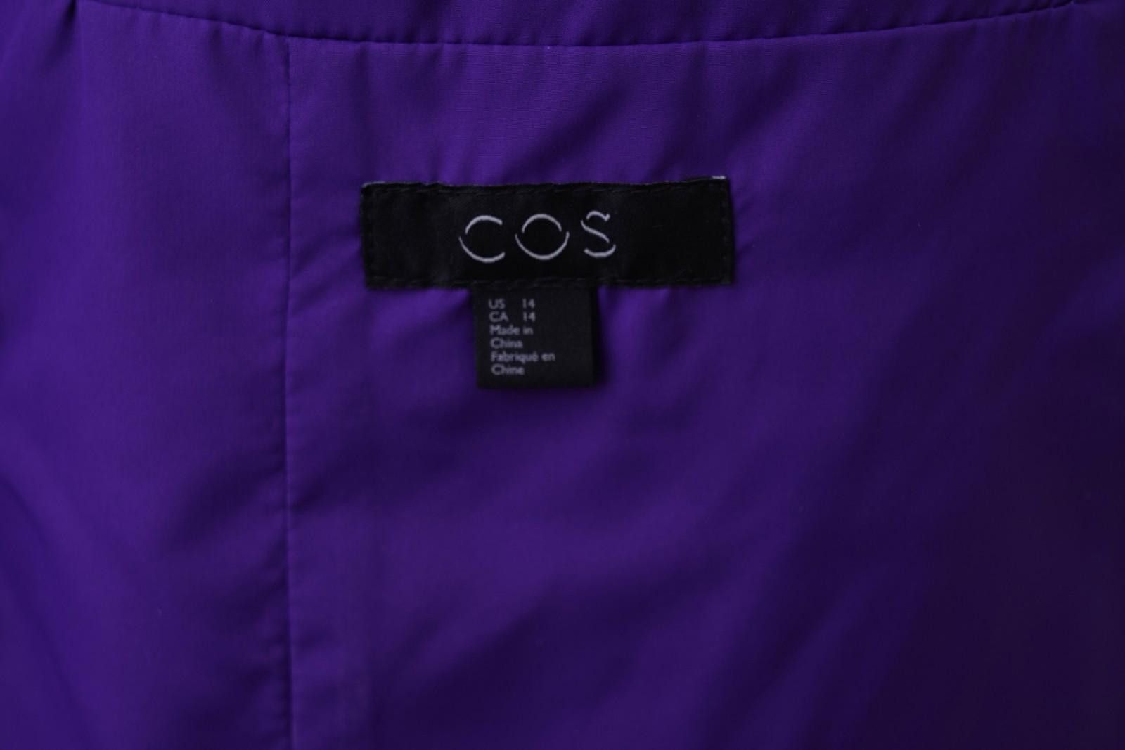Cos COS Puffer Down Jacket Women's Coat Purple Sz 14 Size XL / US 12-14 / IT 48-50 - 11 Thumbnail