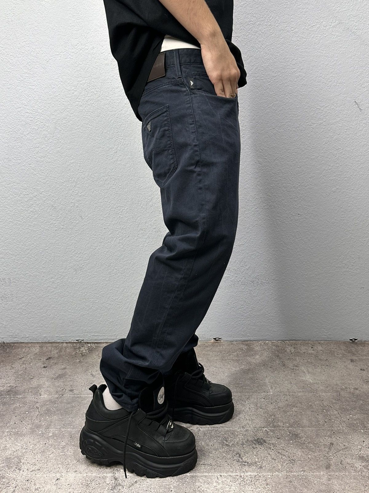 Armani Wow 😻 Armani Denim Jeans Pants Cargo Dolce Gabbana style Size US 32 / EU 48 - 17 Thumbnail