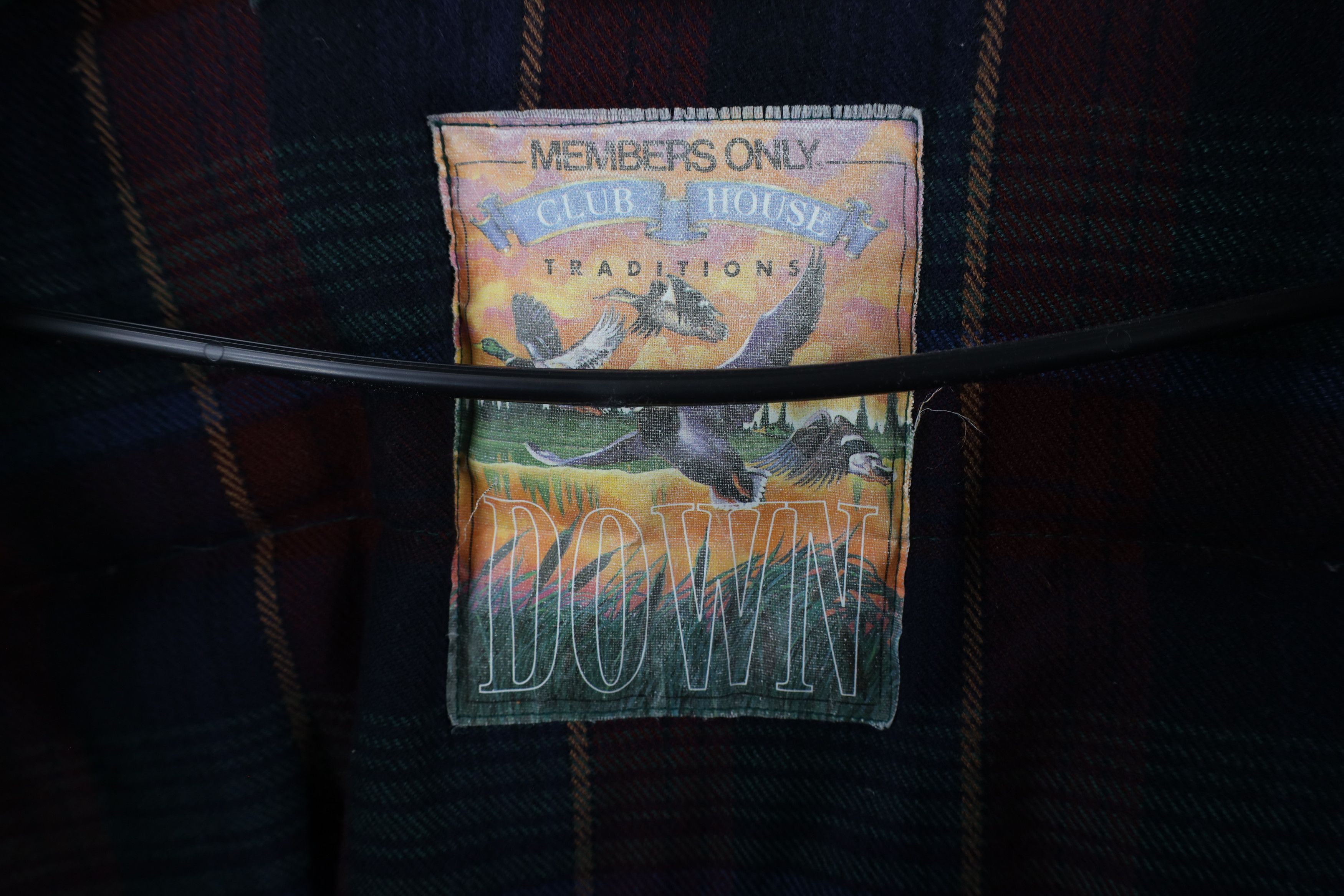Members Only × Vintage Vintage 90s Members Only Wool Lined Duck Down Puffer Jacket Size US L / EU 52-54 / 3 - 12 Thumbnail