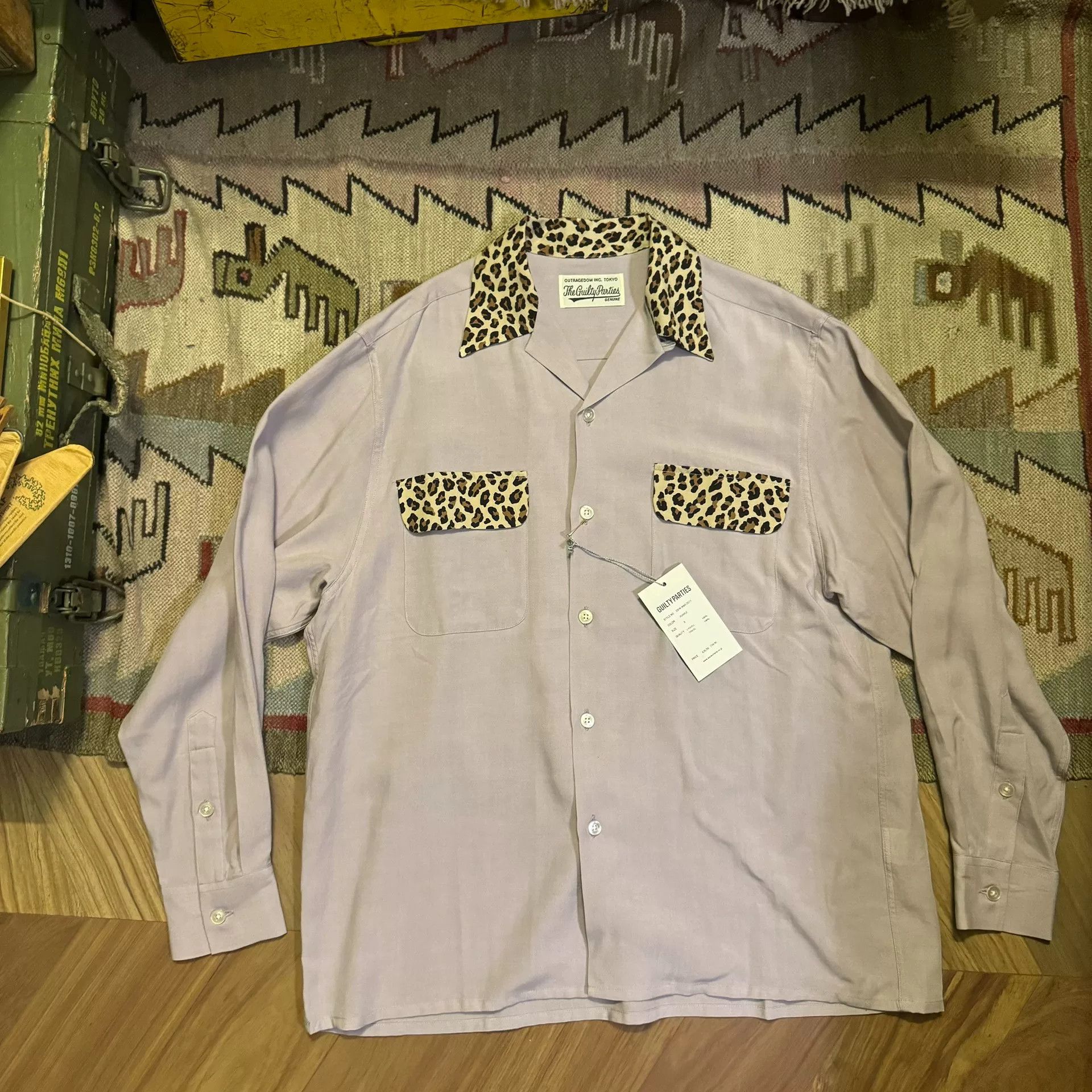 Comme des Garcons Leopard Print Button Up | Grailed