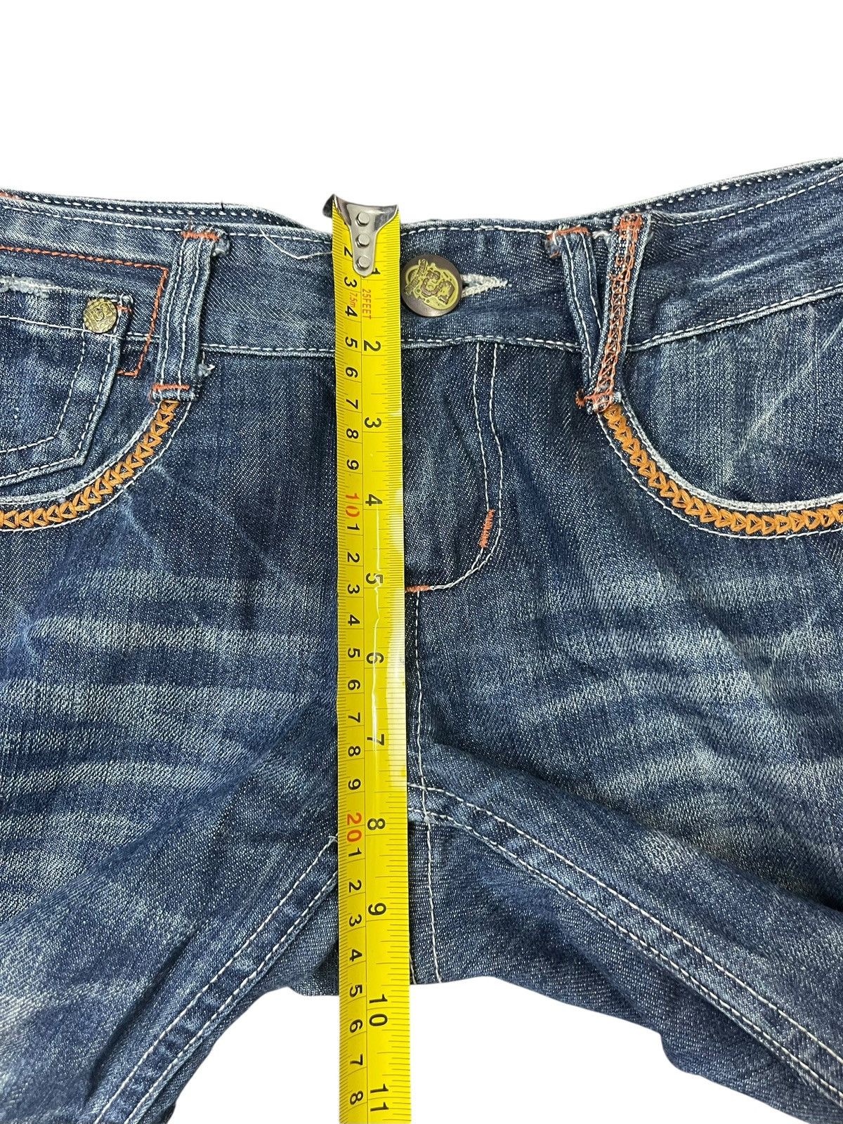 Japanese Brand Vintage Swell Jeans Style By L.B.D Flare Jeans Size 28" / US 6 / IT 42 - 15 Thumbnail