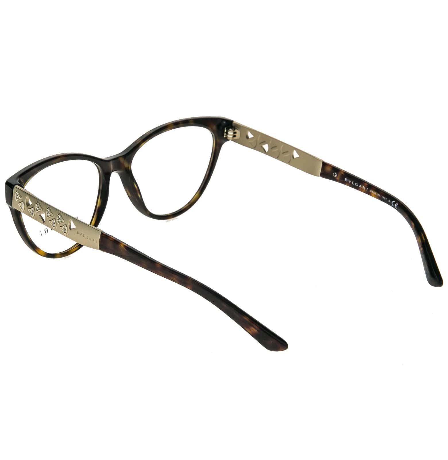 Bvlgari BVLGARI BV4154B 4154 DIVAS DREAM Brown Gold Fan Eyeglasses Size ONE SIZE - 3 Thumbnail