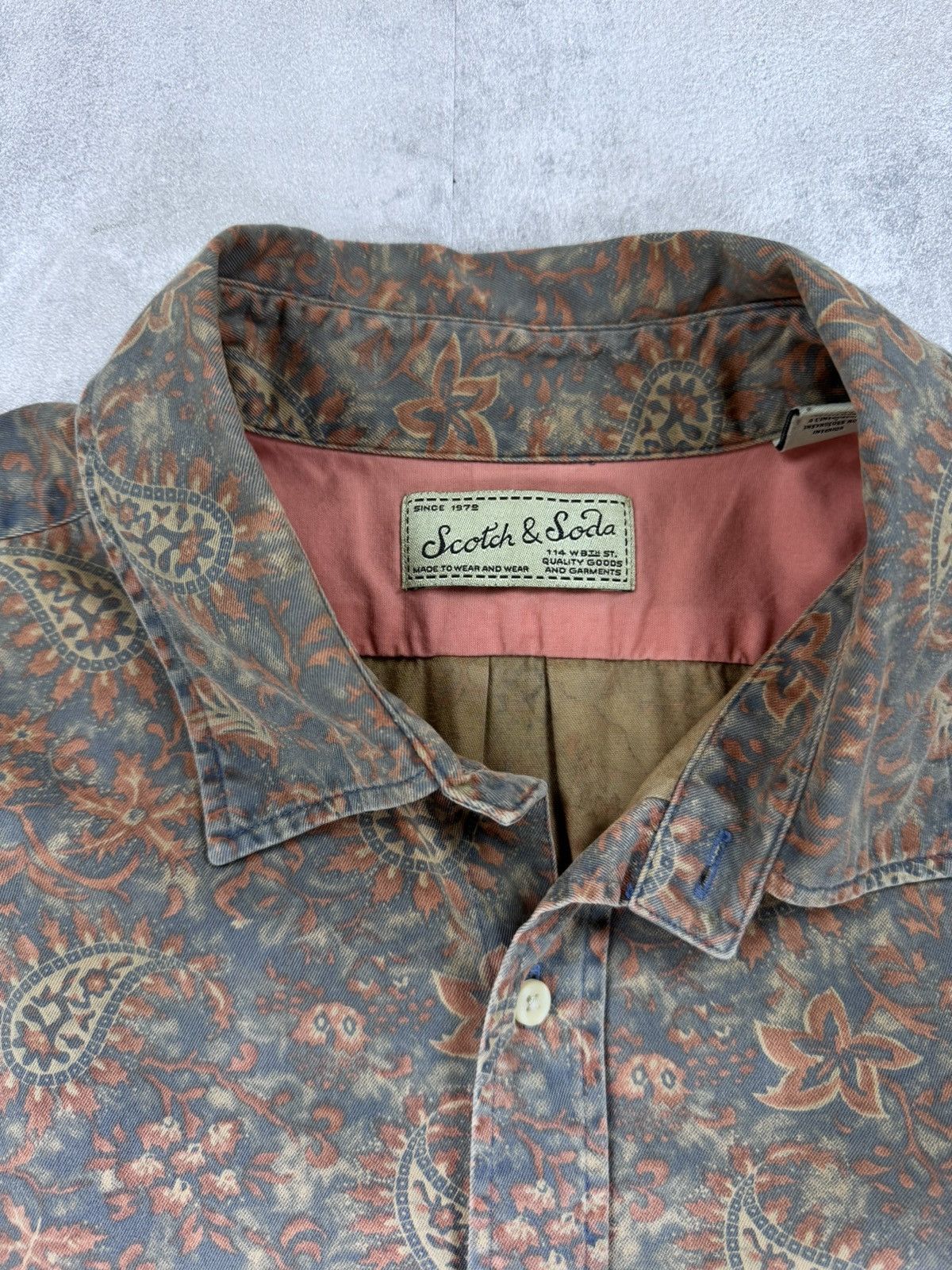 Scotch & Soda Scotch&Soda Military Shirt long sleeve Mens size XXL Size US XXL / EU 58 / 5 - 6 Thumbnail