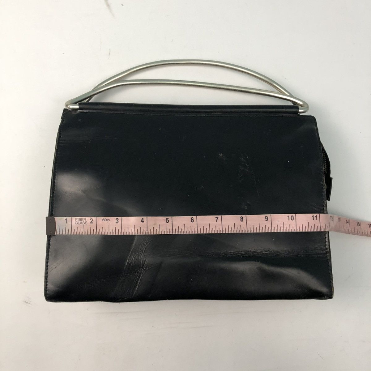 Yohji Yamamoto ‼️YES‼️ RARE Y’SACCS METAL HANDLE CARRY LEATHER BAG Size ONE SIZE - 12 Thumbnail
