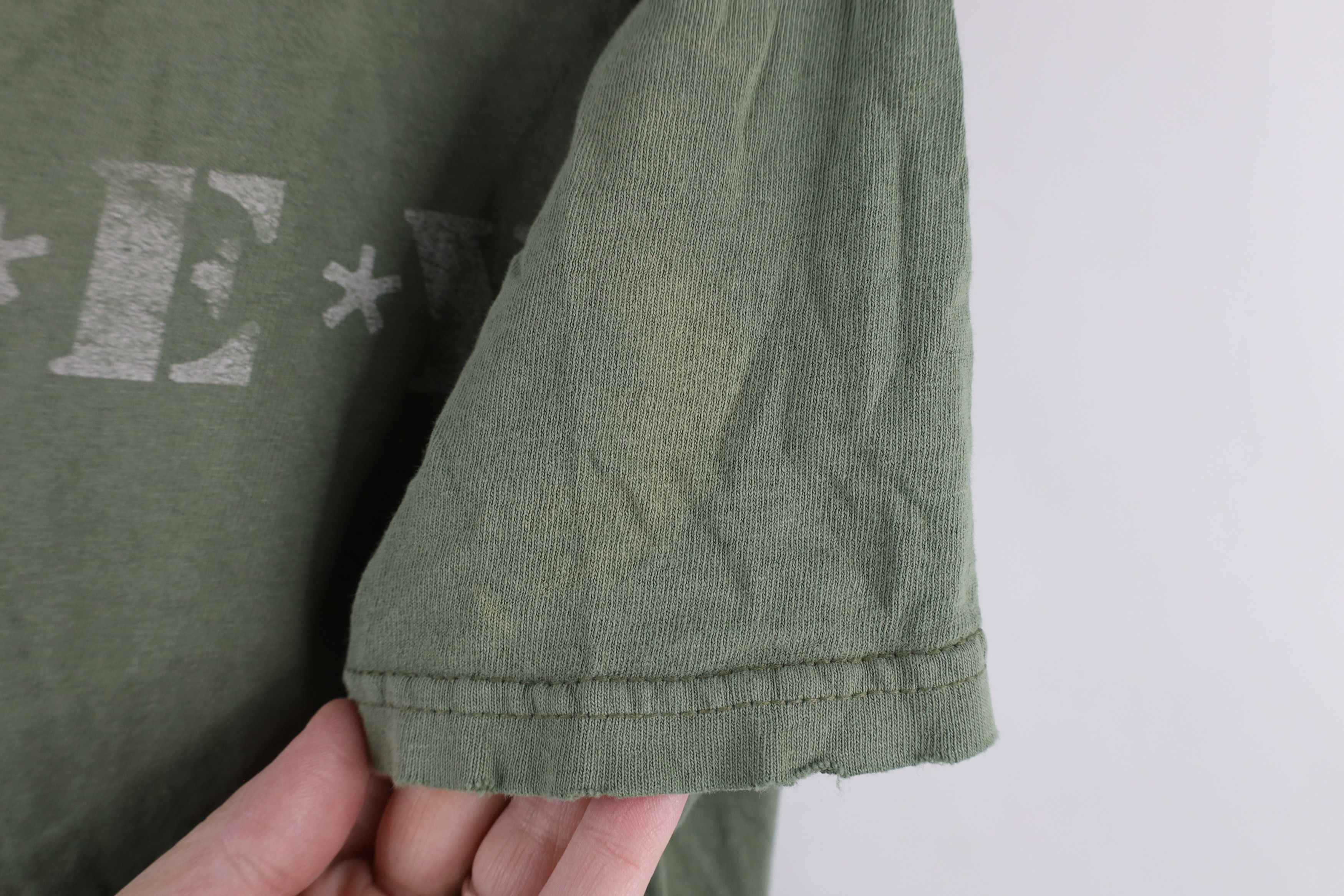 Harley Davidson × Vintage Vintage Harley Davidson Military Style T-Shirt Green Cotton Size US S / EU 44-46 / 1 - 4 Thumbnail