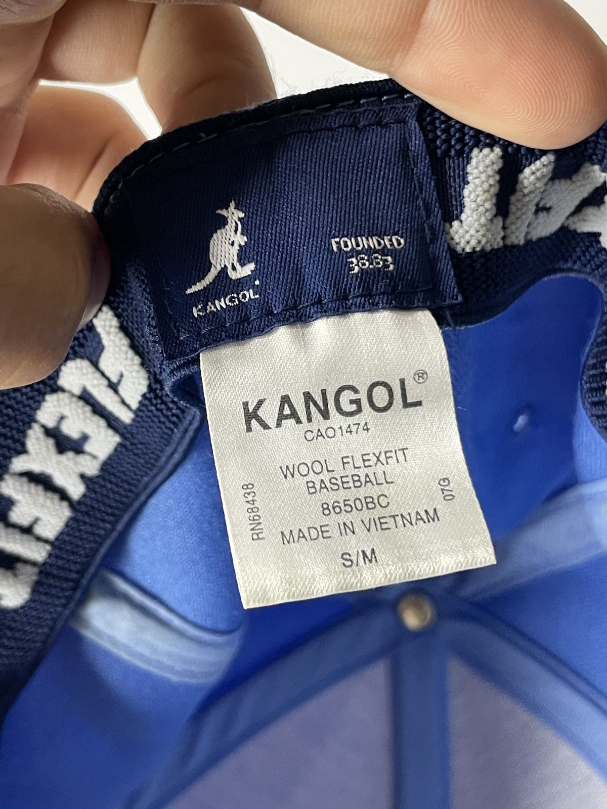 Kangol Vintage Blue Kangol Flexfit cap Size ONE SIZE - 9 Thumbnail