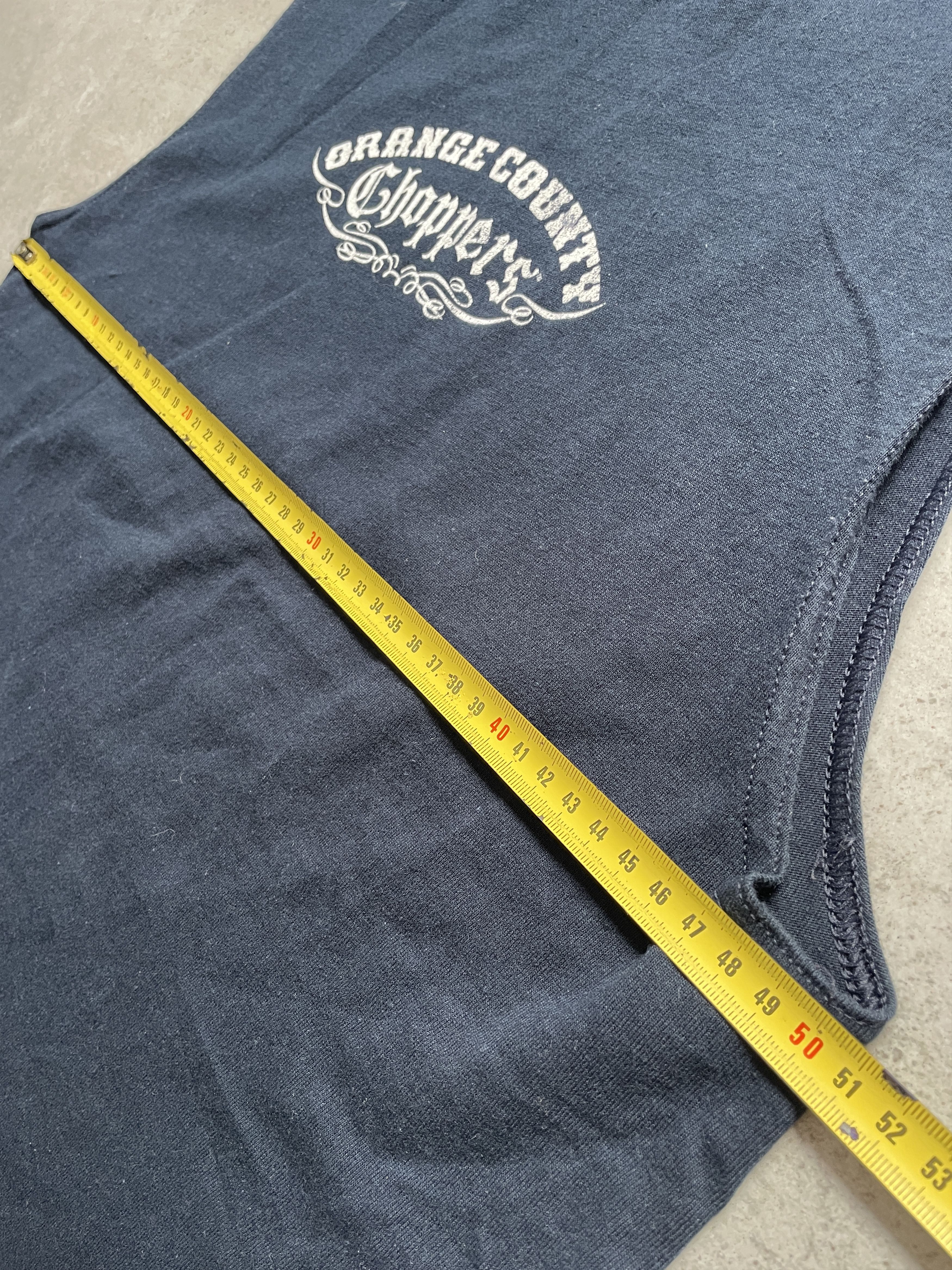 Vintage Y2K NAVY ORANGE COUNTY CHOPPERS BIKE WEEK NAVY SLEEVELESS Size US M / EU 48-50 / 2 - 8 Thumbnail
