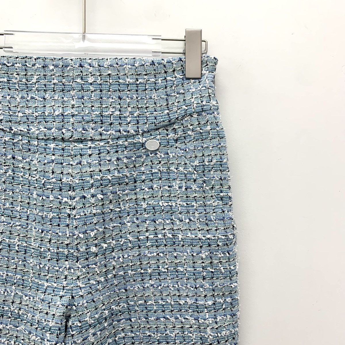 Chanel Chanel Cruise Collection Blue Woven Tweed Casual Pants K26WX Size 26" / US 2 / IT 38 - 3 Thumbnail