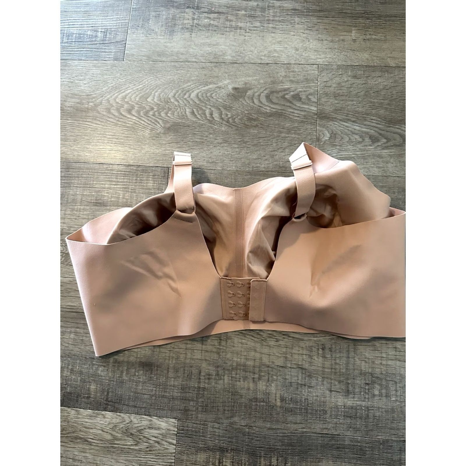 Bobbies Evelyn Bobbie The Beyond Bra Comfort Wireless Bra 3XL TAN HIMALAYAN SALT Womens Size ONE SIZE - 3 Thumbnail