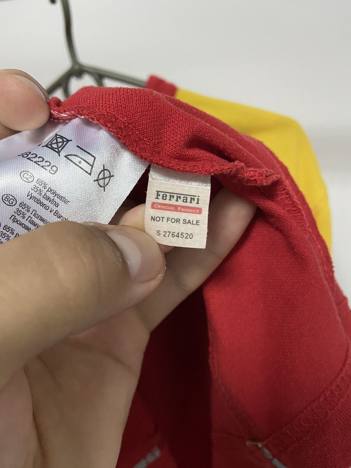 Ferrari × Vintage Ferrari Racing Vintage Big Logo t shirt reflective shell Size US XL / EU 56 / 4 - 12 Thumbnail