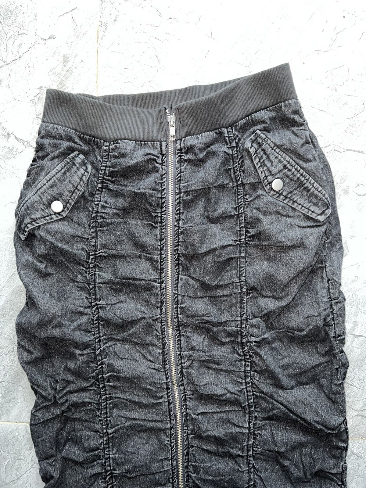 Le Grande Bleu (L.G.B.) Japanese vintage denim long skirt ➕🎀 Size 26" / US 2 / IT 38 - 4 Thumbnail