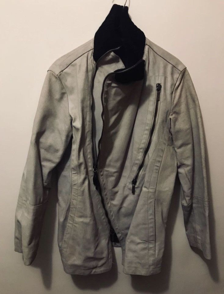 Dirk Bikkembergs Suede Leather Jkt vintage