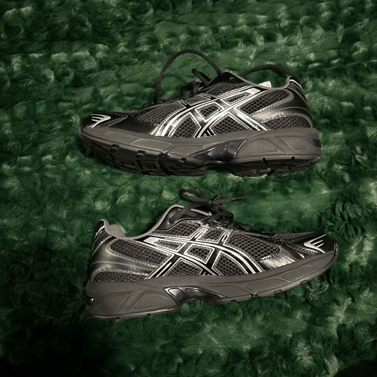 Asics Asics gel-1130 black and silver Size US 9.5 / EU 42-43 - 3 Thumbnail