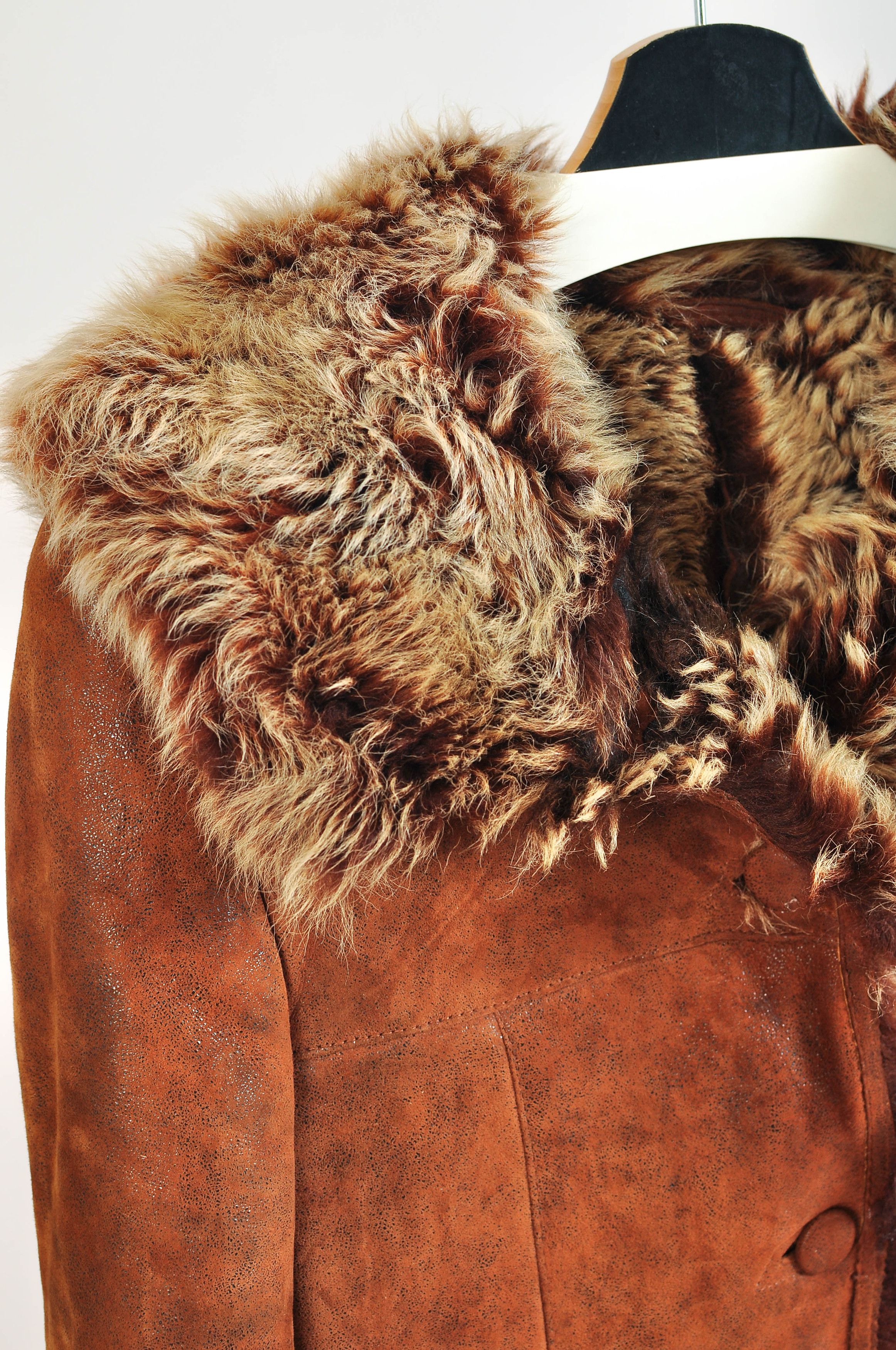 Other Vintage fur coat with hoodie Size S / US 4 / IT 40 - 2 Thumbnail