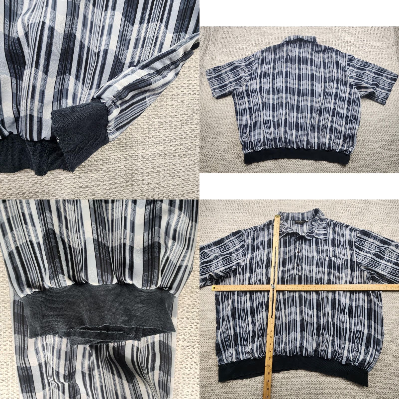 Vintage VINTAGE Fulton Street Shirt Works Men’s Plaid Short Sleeve Button-Up 3XL Pullover Casual Retro Size US XXL / EU 58 / 5 - 8 Thumbnail