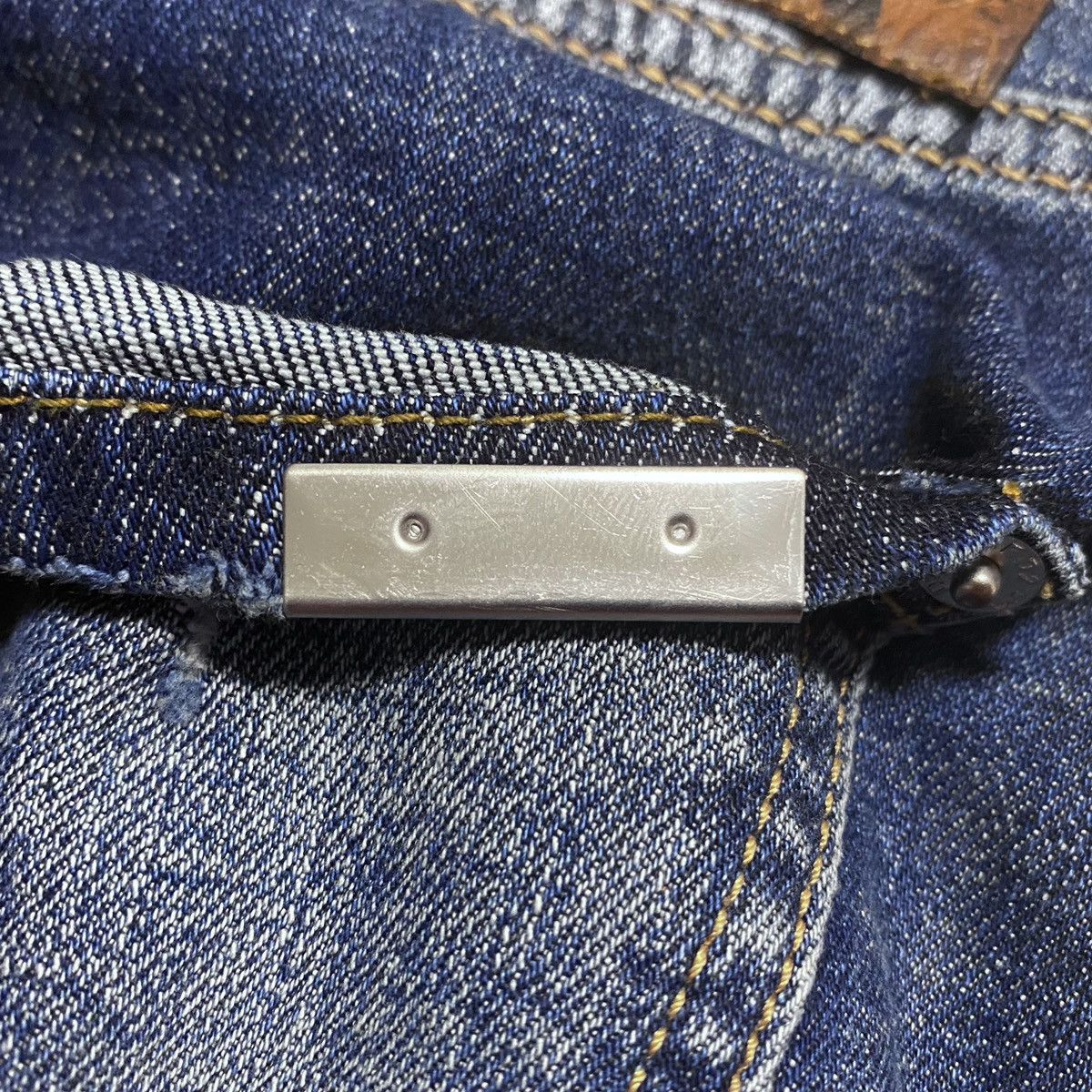 Dsquared2 Dsquared2 Distressed Washed Torn Denim Jeans Big Leather Tag Size US 38 / EU 54 - 7 Thumbnail