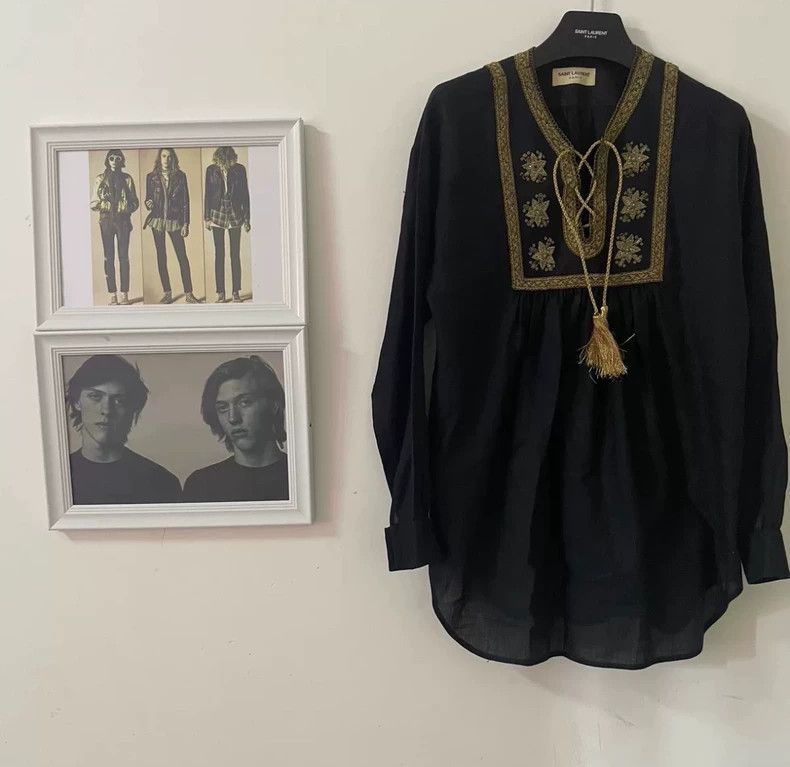 Saint Laurent Paris Saint Laurent Paris 15ss runway style fireworks shirt-2506 Size US S / EU 44-46 / 1 - 1 Thumbnail