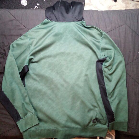 NCAA × Nike × Vintage Vintage Y2K Nike Therma-Fit Oregon Ducks Hoodie Sweatshirt Size US XL / EU 56 / 4 - 6 Thumbnail