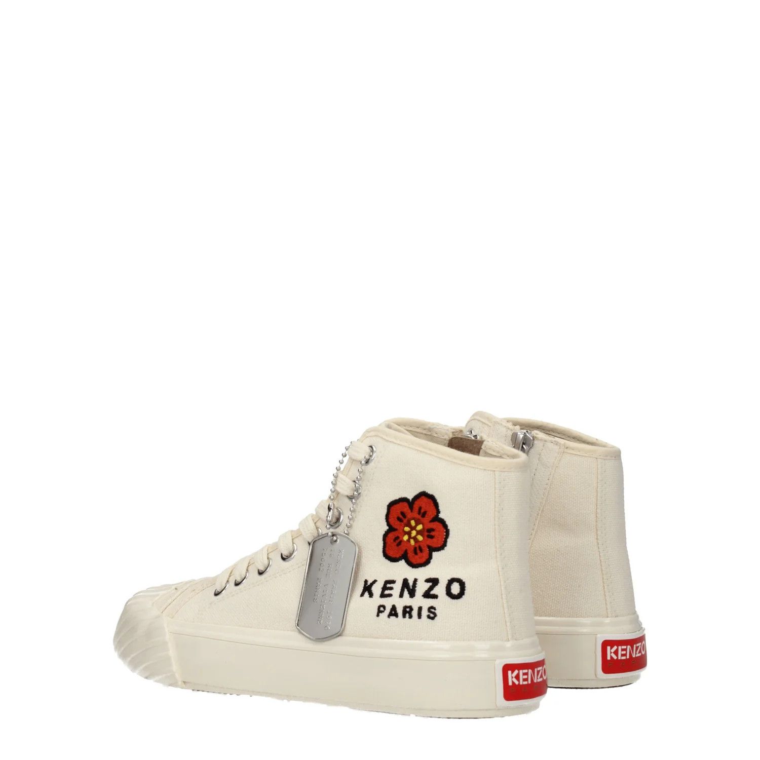 Kenzo ob1o1e1124 Fabric Sneakers in White/Cream Size US 5 / IT 35 - 4 Thumbnail