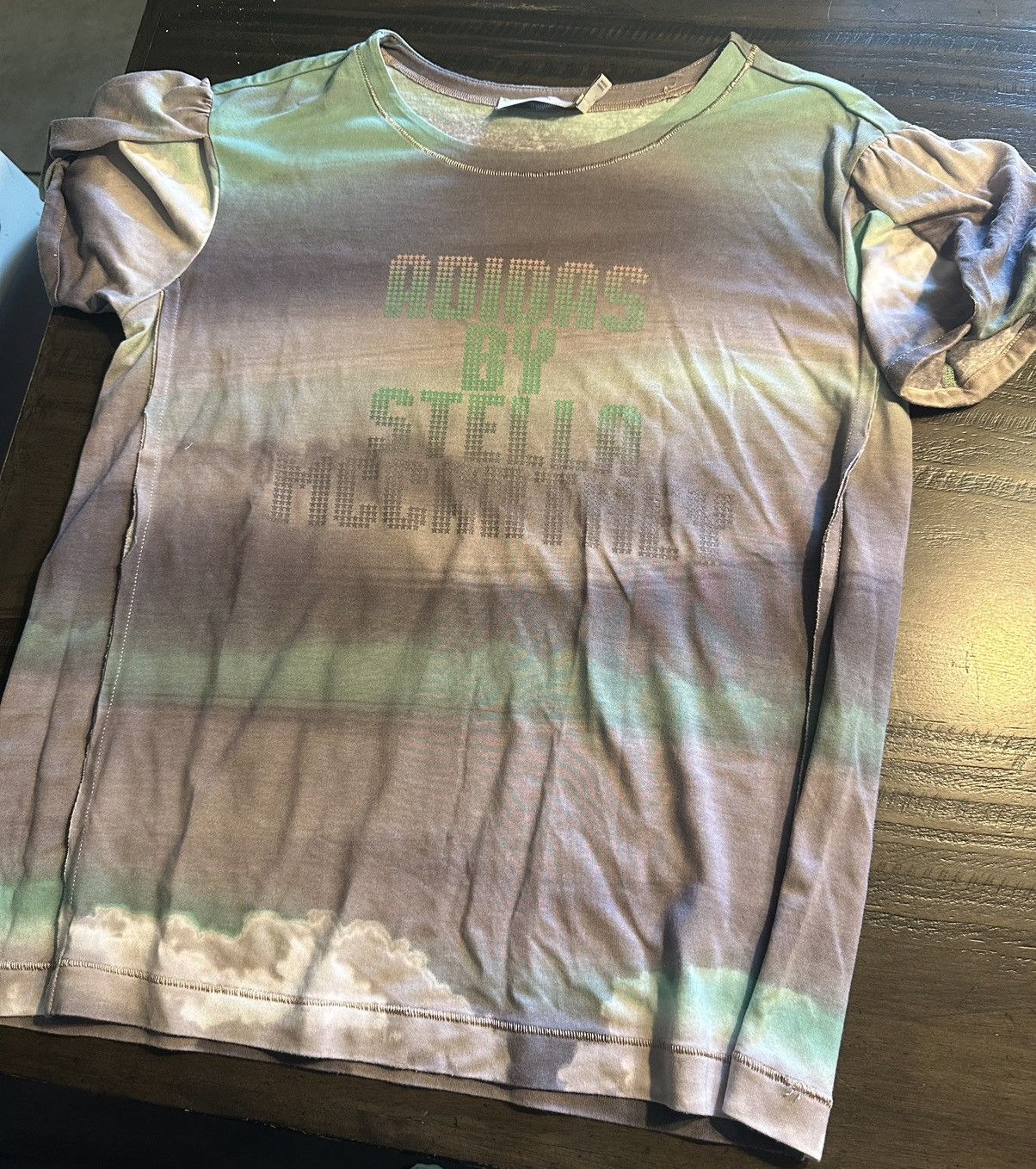 Stella McCartney Stella McCartney Green and Grey Addias Shirt Size S / US 4 / IT 40 - 3 Thumbnail