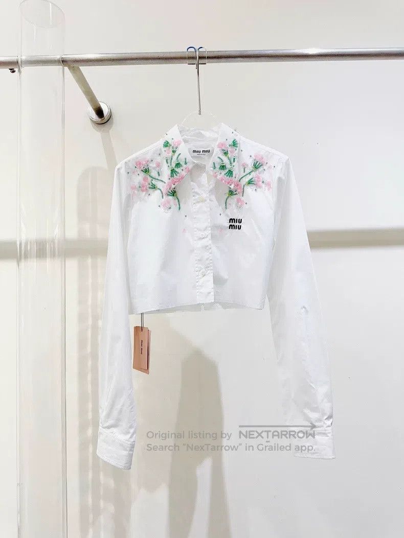Miu Miu Miu Miu 36 shirt Size S / US 4 / IT 40 - 1 Thumbnail