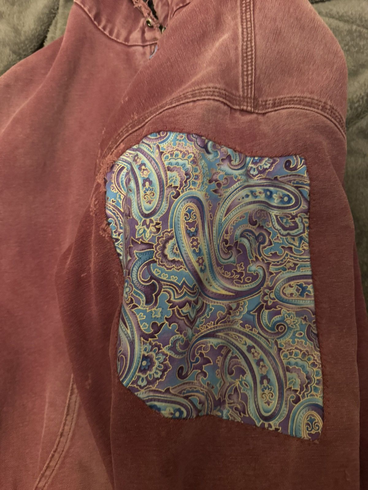 Carhartt Custom Carhartt patchwork work jacket Size US XL / EU 56 / 4 - 2 Thumbnail