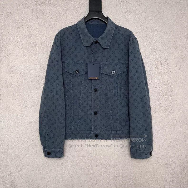 Louis Vuitton Louis Vuitton Blue long-sleeved denim jacket with full pri Size US M / EU 48-50 / 2 - 1 Thumbnail
